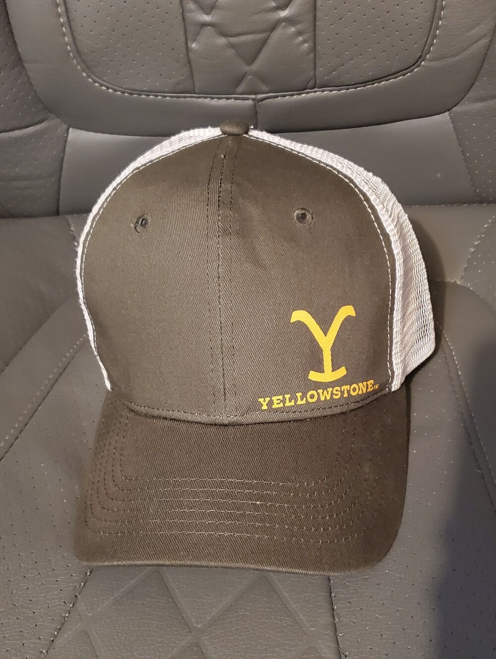 Logo Brown and White Trucker Cap